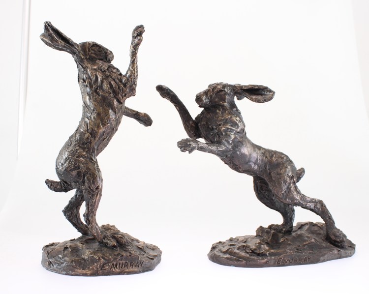 Boxing Hares